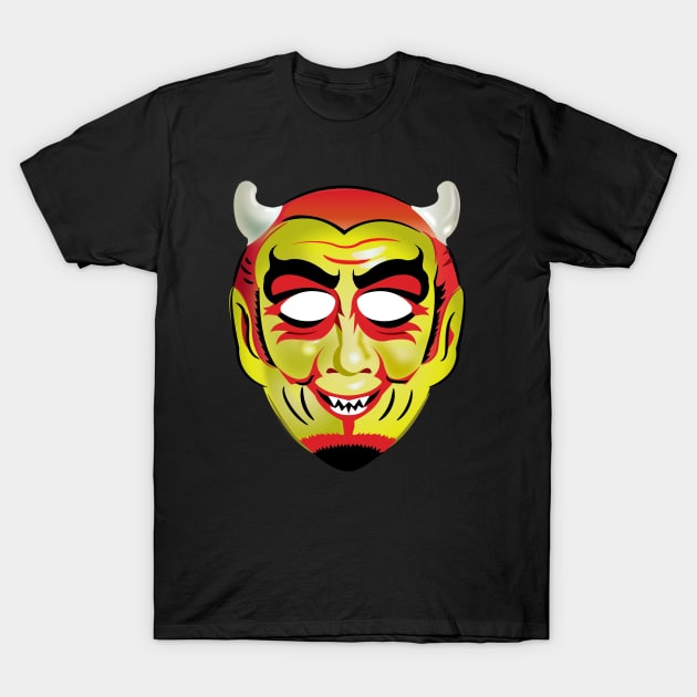 Vintage Devil Mask T-Shirt by Gimmickbydesign